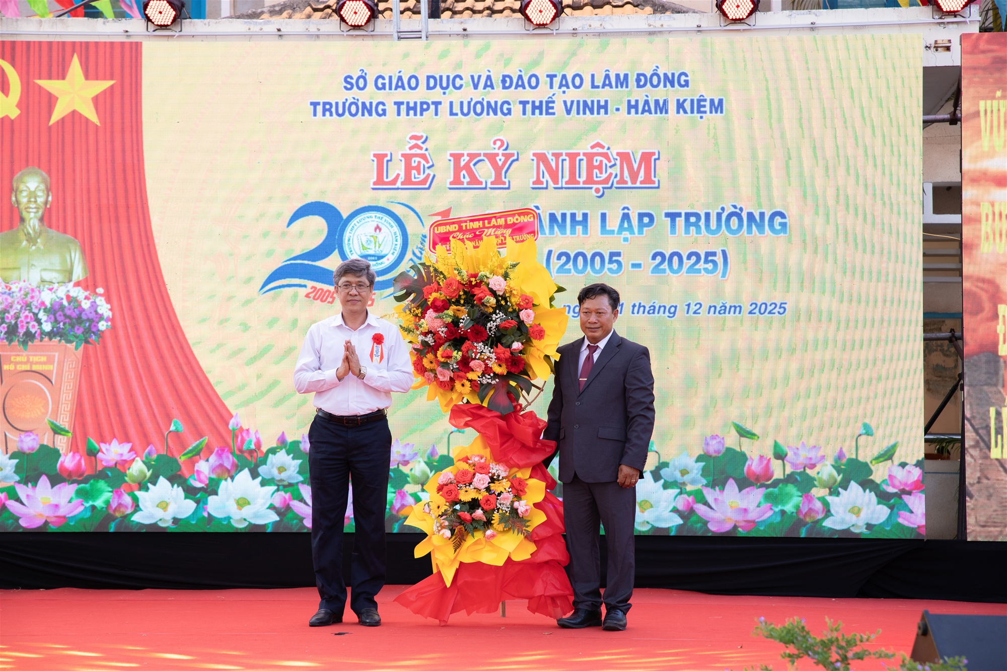 LỄ KỈ NIỆM 20 NĂM THÀNH LẬP TRƯỜNG THPT LƯƠNG THẾ VINH - HÀM KIỆM (2005 - 2025)
