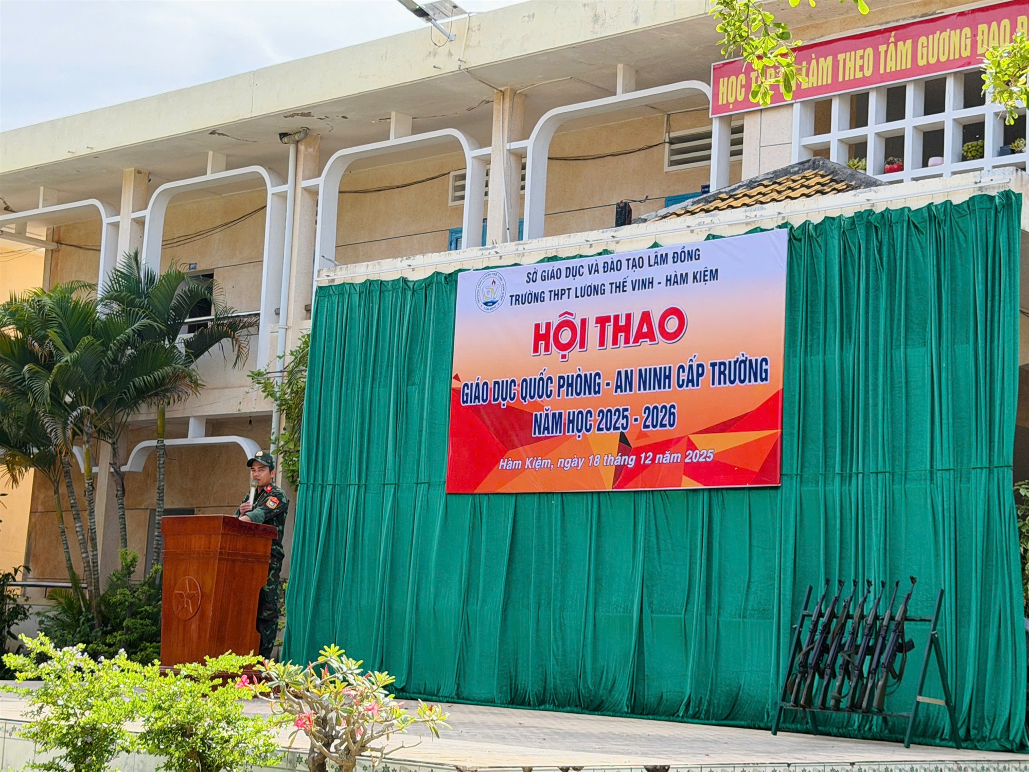 HỘI THAO GIÁO DỤC QUỐC PHÒNG VÀ AN NINH CẤP TRƯỜNG NĂM HỌC 2025-2026