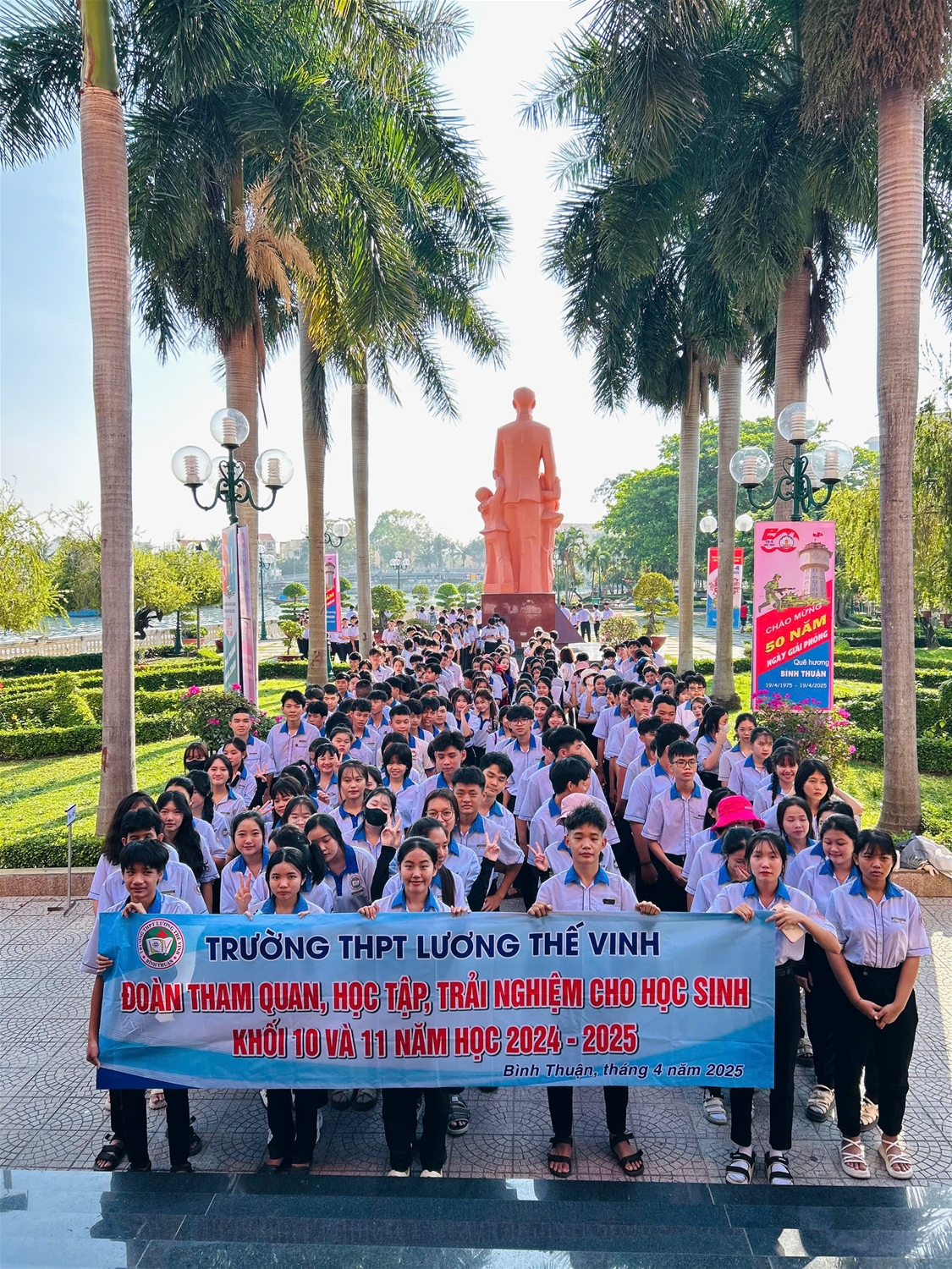 THAM QUAN HỌC TẬP, TRẢI NGHIỆM, HƯỚNG NGHIỆP TẠI ĐỊA PHƯƠNG CỦA HỌC SINH KHỐI 10 VÀ 11, NĂM HỌC 2024-2025